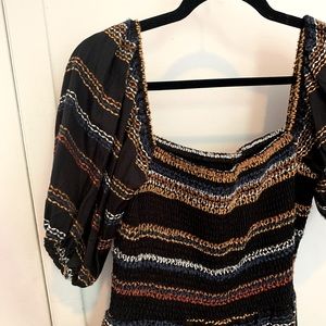 Anthropologie balloon sleeve jumpsuit